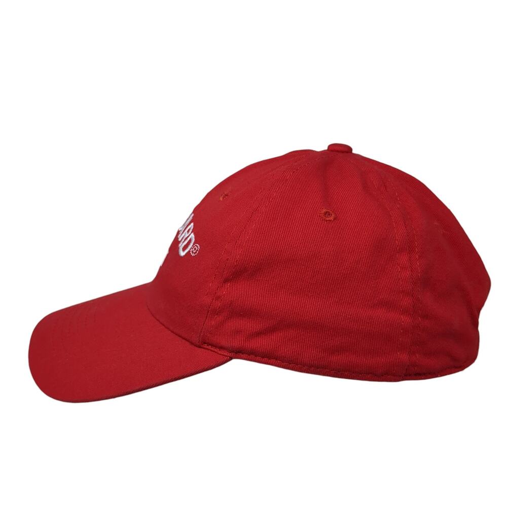 Lifeguard Slideback Baseball Cap Red One Size Adjustable Embroidered 6 Panel